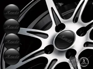 Mazda Radfelgendekoration Premium Gewölbte Ausgabe